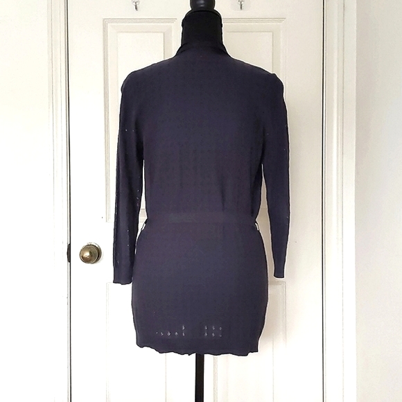 NWOT. The Limited Crochet Cardigan with placket and Lace Cami Set - Picture 2 of 7